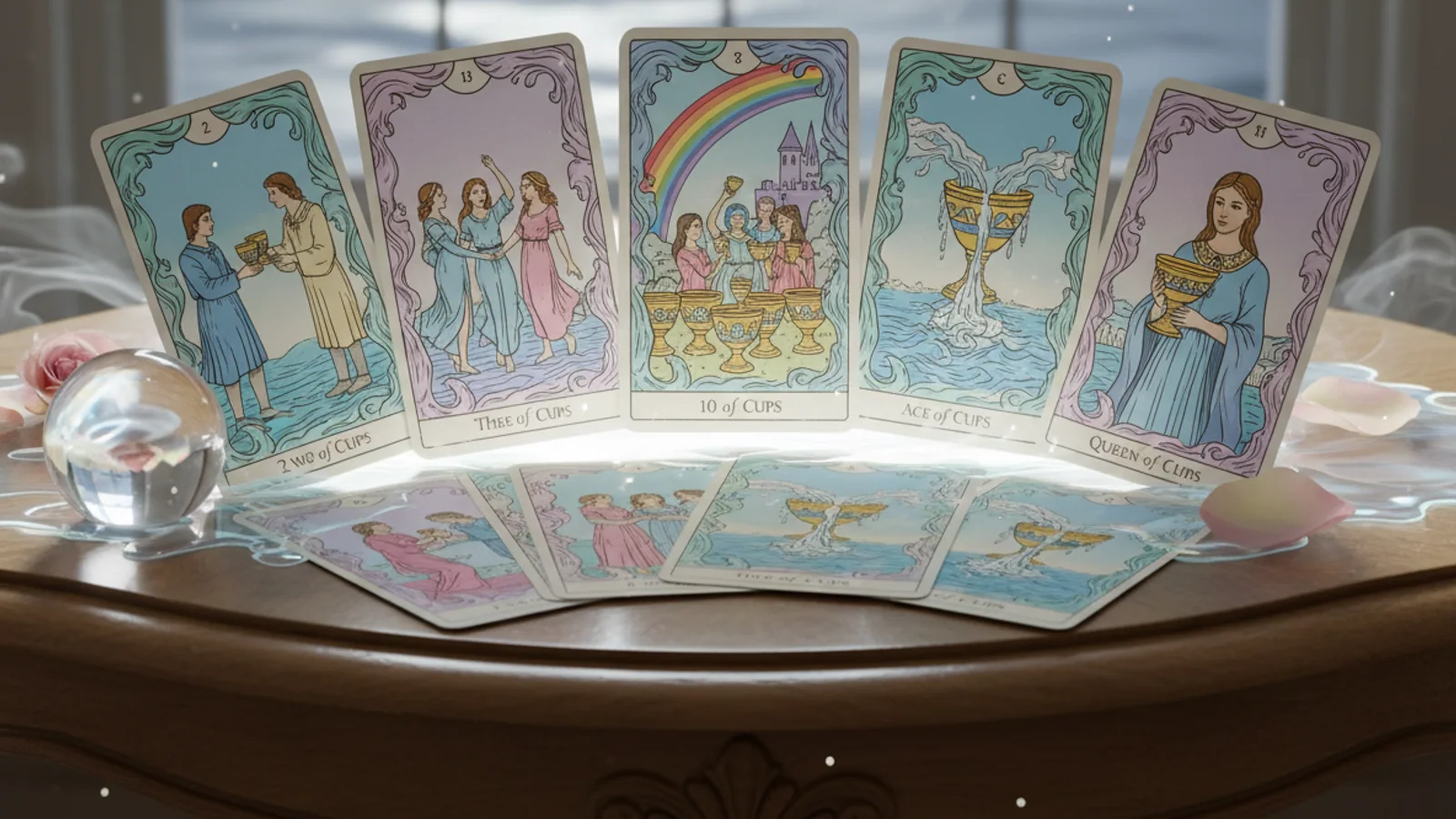Bộ Cups Tarot: Khám phá thế giới cảm xúc và tình yêu