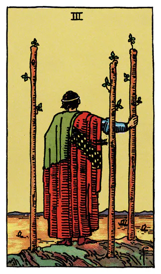 Ý nghĩa lá bài Three of Wands