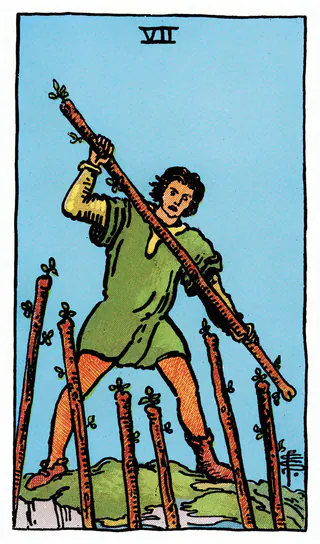 Ý nghĩa lá bài Seven of Wands