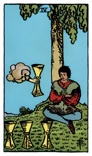 Ý nghĩa lá bài Four of Cups