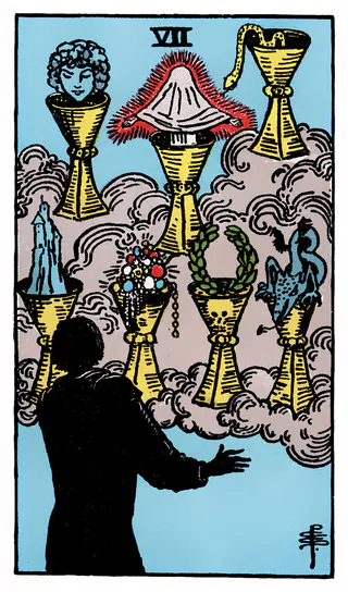 Ý nghĩa lá bài Seven of Cups