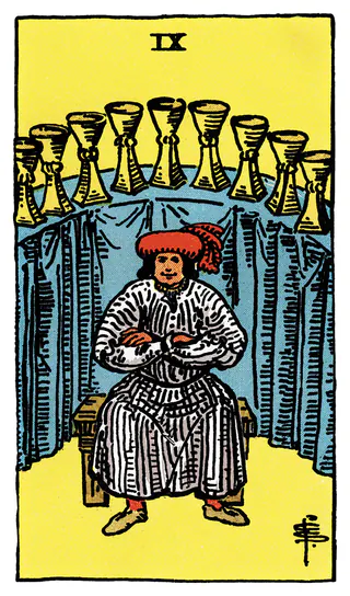 Ý nghĩa lá bài Nine of Cups