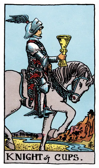 Ý nghĩa lá bài Knight of Cups