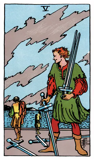 Ý nghĩa lá bài Five of Swords