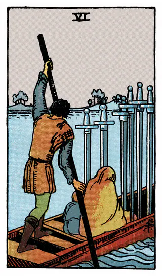 Ý nghĩa lá bài Six of Swords