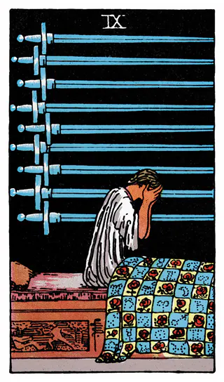 Ý nghĩa lá bài Nine of Swords