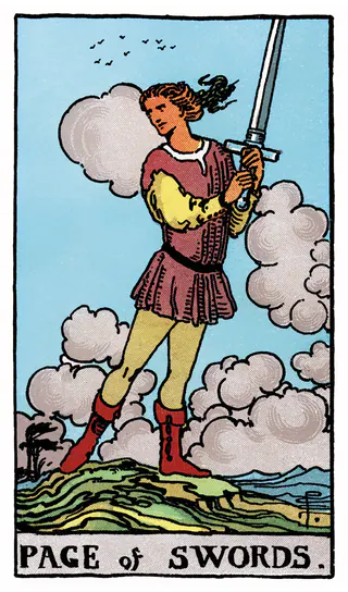 Ý nghĩa lá bài Page of Swords