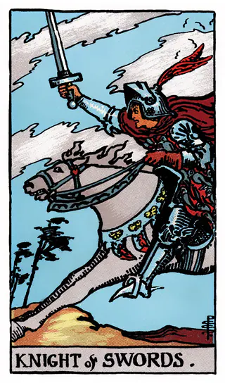 Ý nghĩa lá bài Knight of Swords