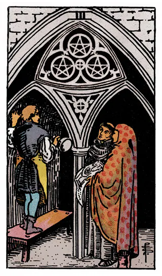 Ý nghĩa lá bài Three of Pentacles