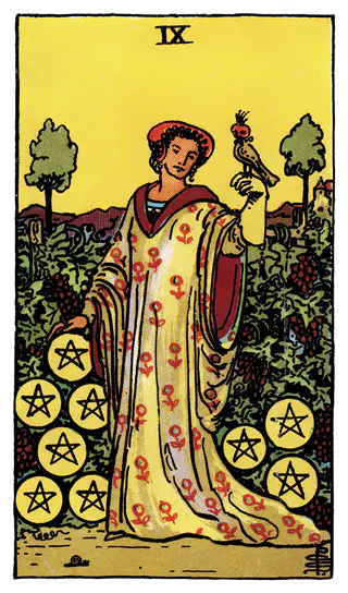 Ý nghĩa lá bài Nine of Pentacles