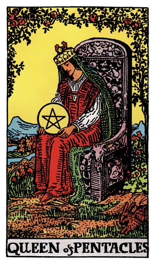Ý nghĩa lá bài Queen of Pentacles